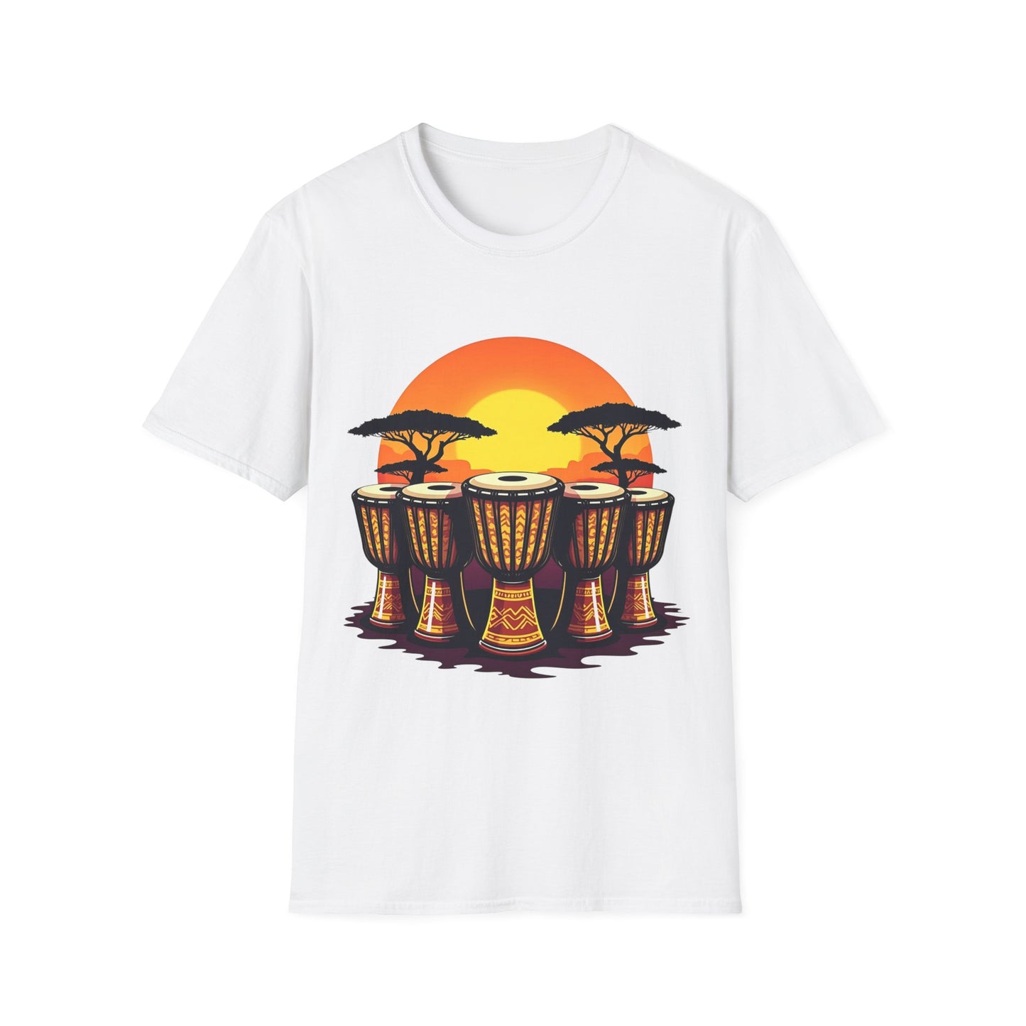 Djembe Drum Sunset T-Shirt