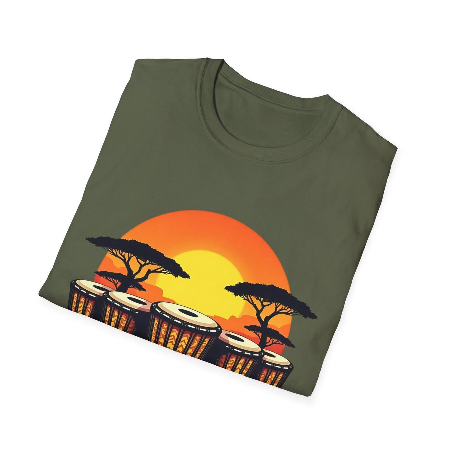 Djembe Drum Sunset T-Shirt