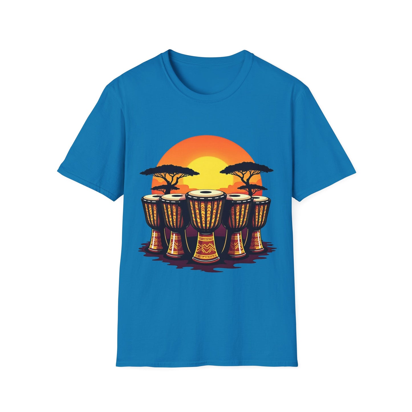 Djembe Drum Sunset T-Shirt