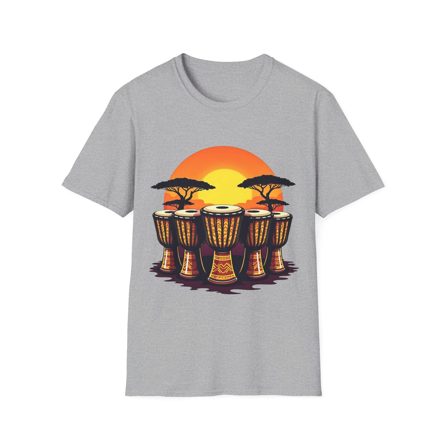 Djembe Drum Sunset T-Shirt