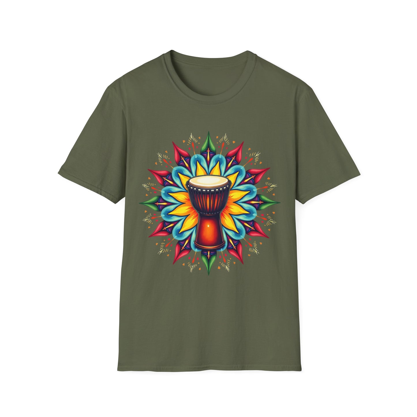 Djembe Drum Lotus Flower T-Shirt