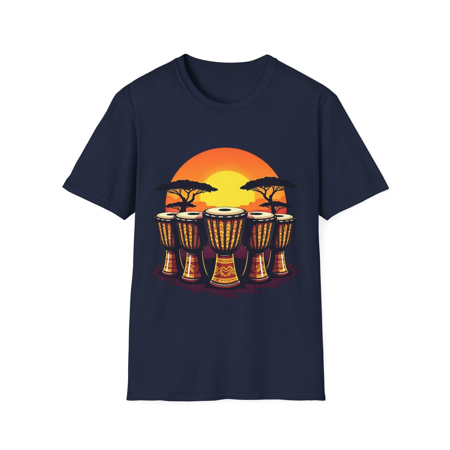 Djembe Drum Sunset T-Shirt