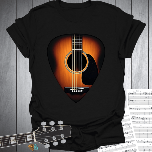 Acoustic Guitar Pick T-Shirt