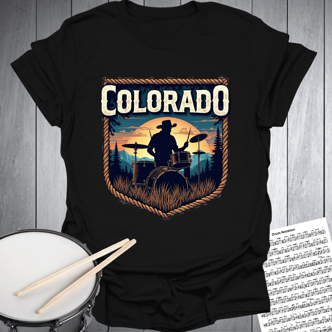 Colorado Cowboy Drummer T-Shirt