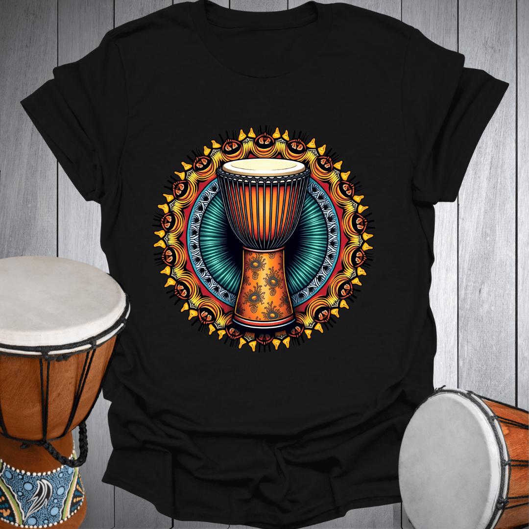 Mandala Djembe Drum T-Shirt