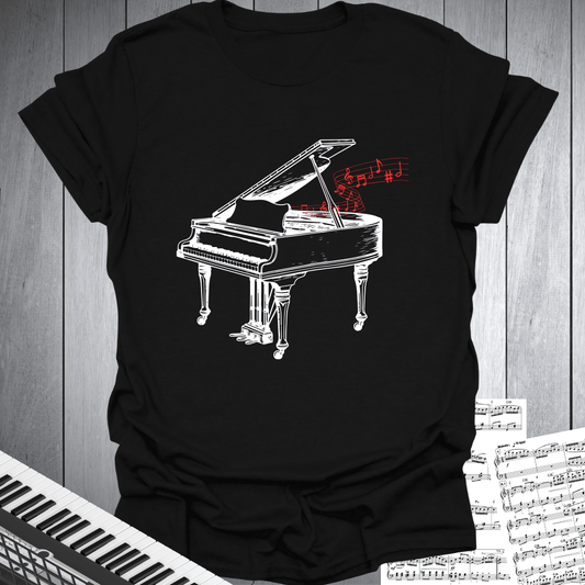 Piano And Notes T-Shirt