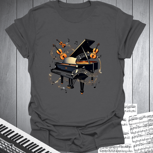 Printify T-Shirt Charcoal / S Classic Orchestral Sounds T-Shirt