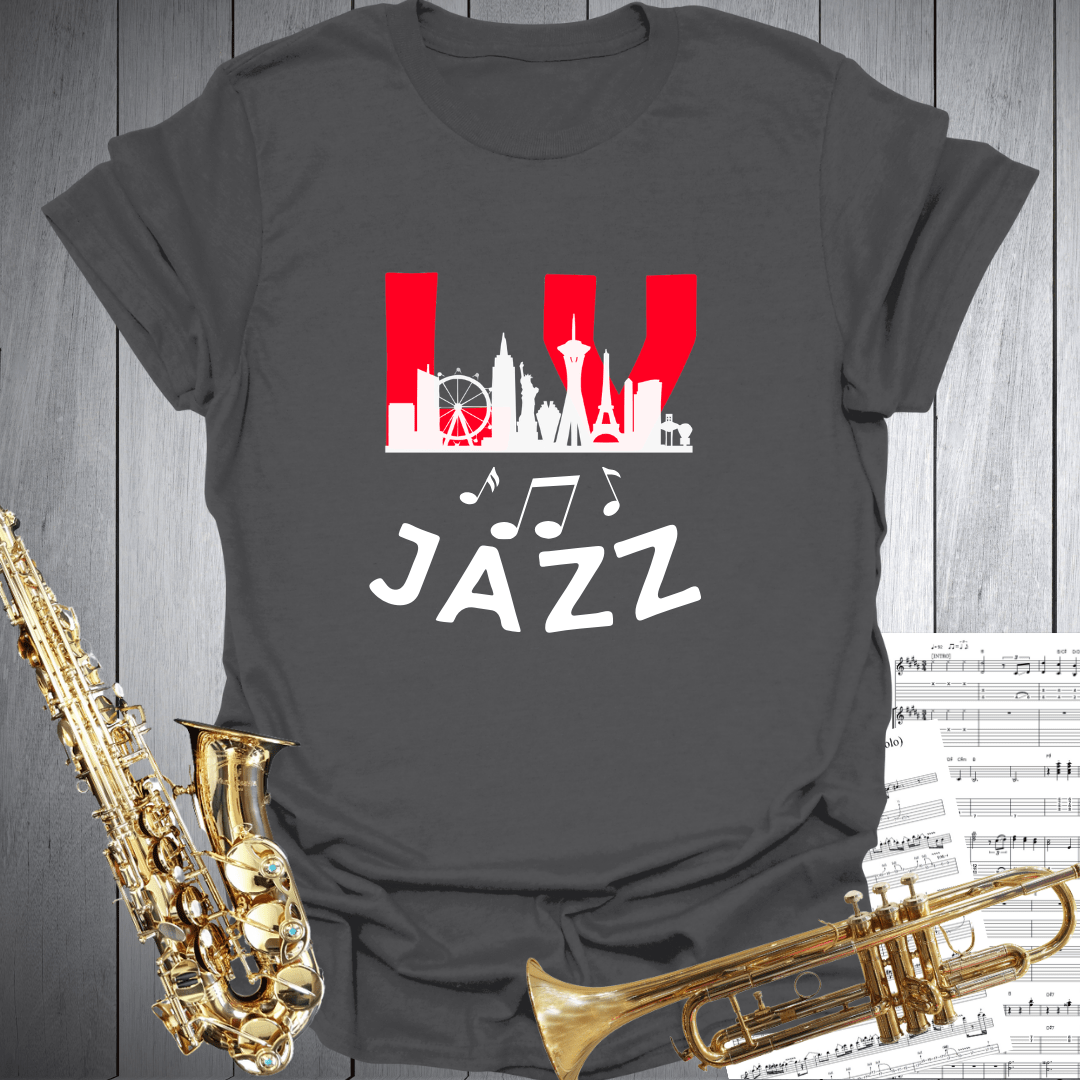 Las Vegas Jazz Skyline T-Shirt