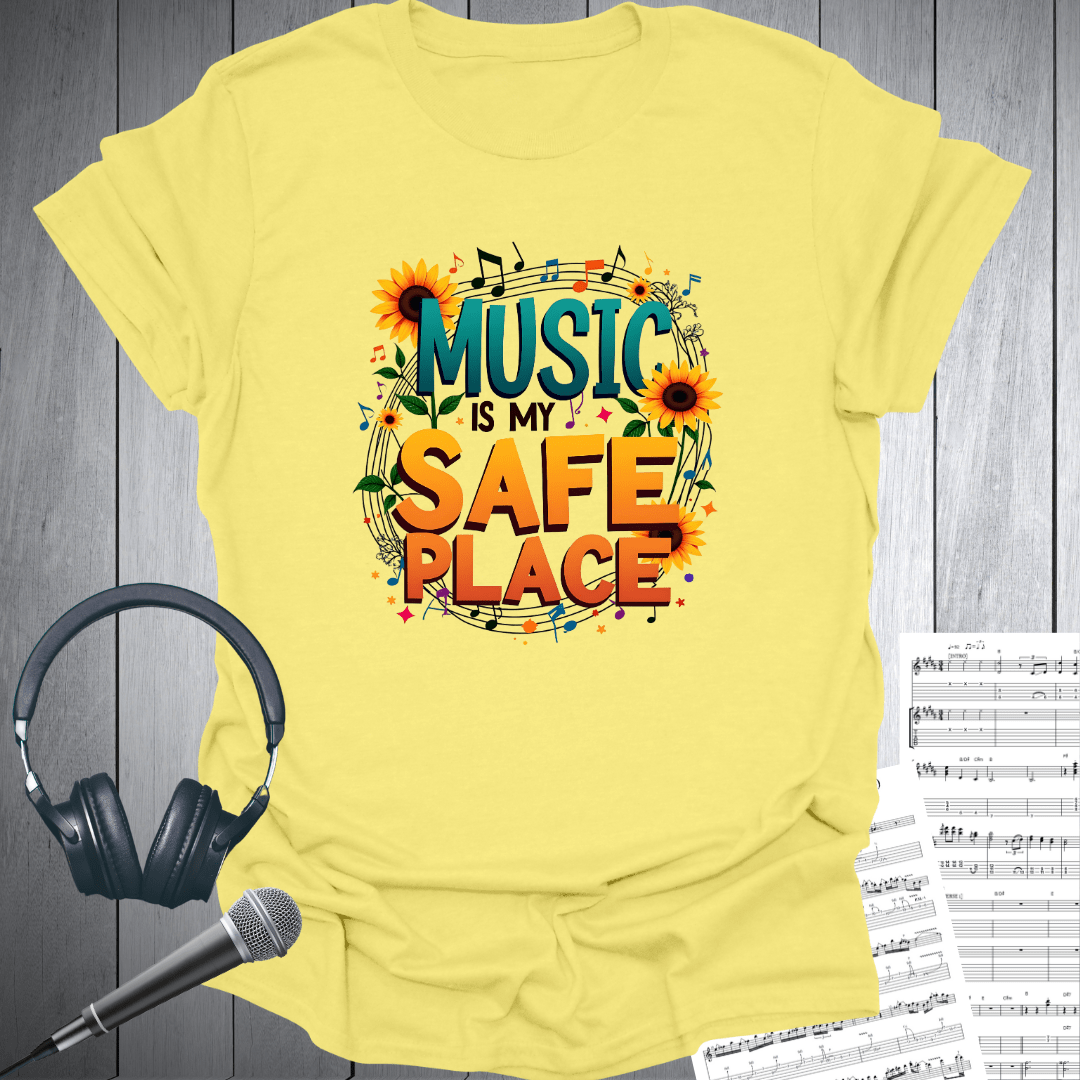 Music Is My Safe Place T-Shirt