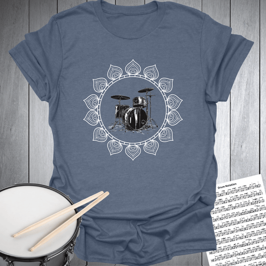 Mandala Drum Melting T-Shirt