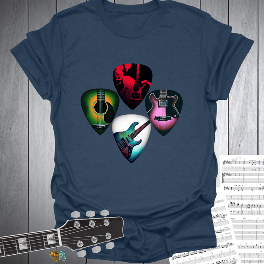 Guitar Picks Graphic T-Shirt