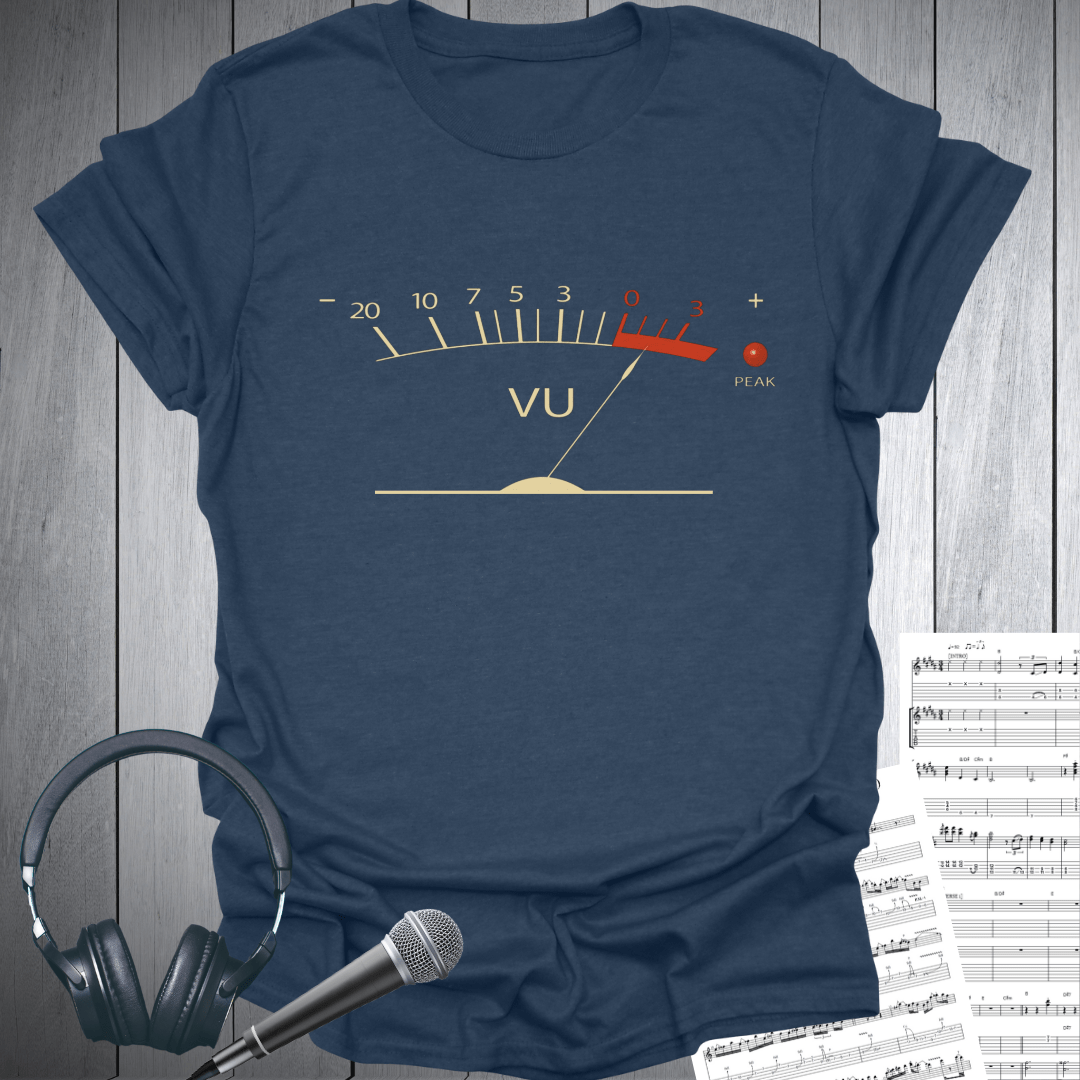 Vintage Volume VU Meter T-Shirt