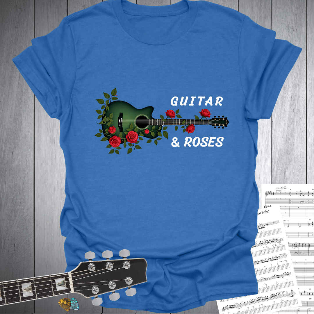 Guitar and Roses T-Shirt