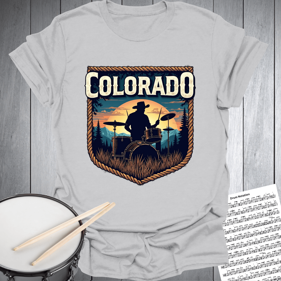 Colorado Cowboy Drummer T-Shirt