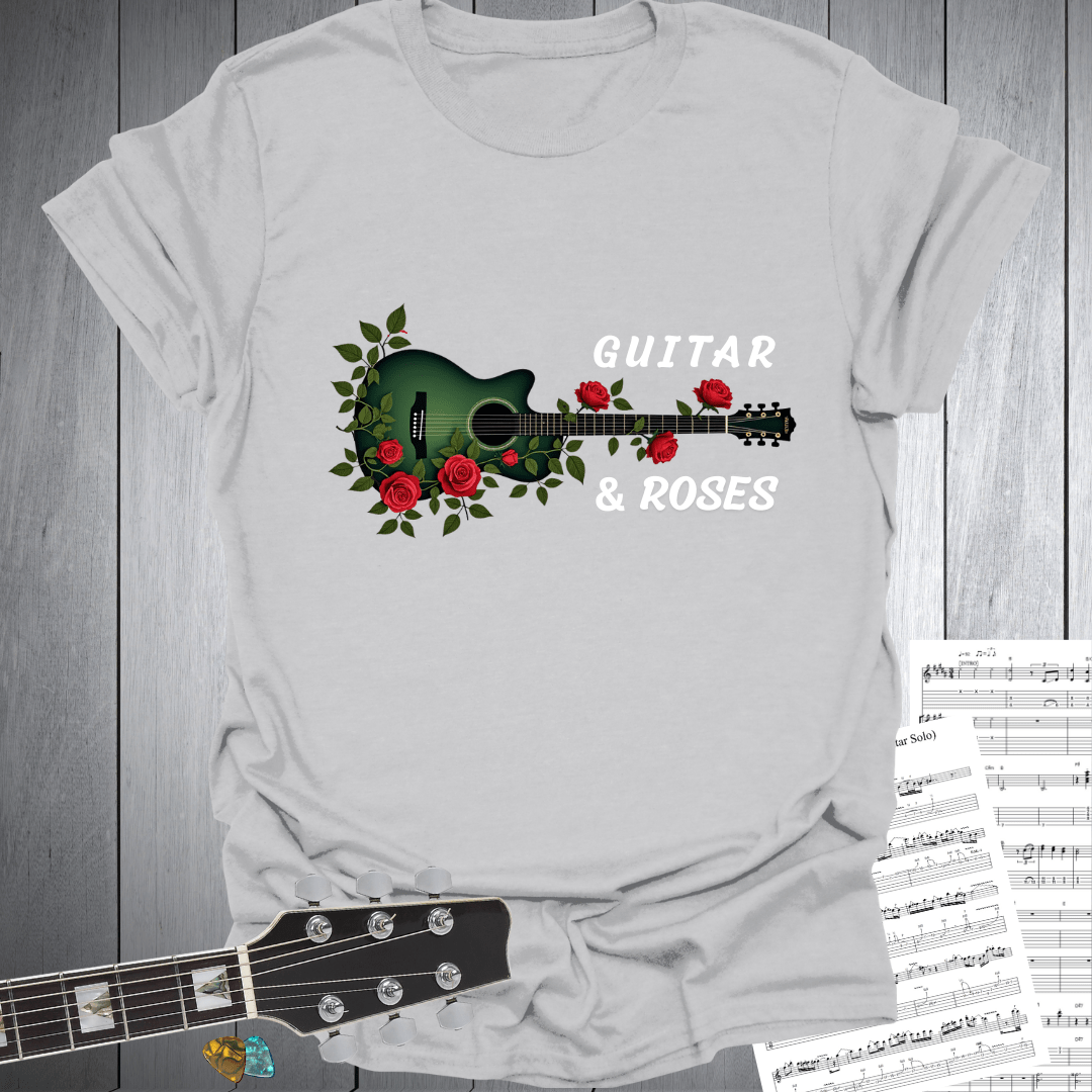 Guitar and Roses T-Shirt