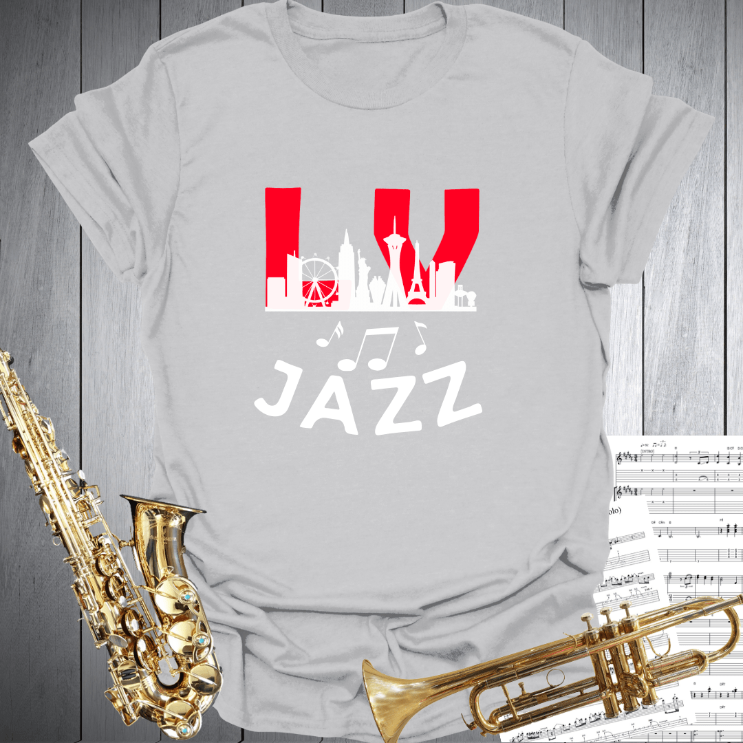 Las Vegas Jazz Skyline T-Shirt