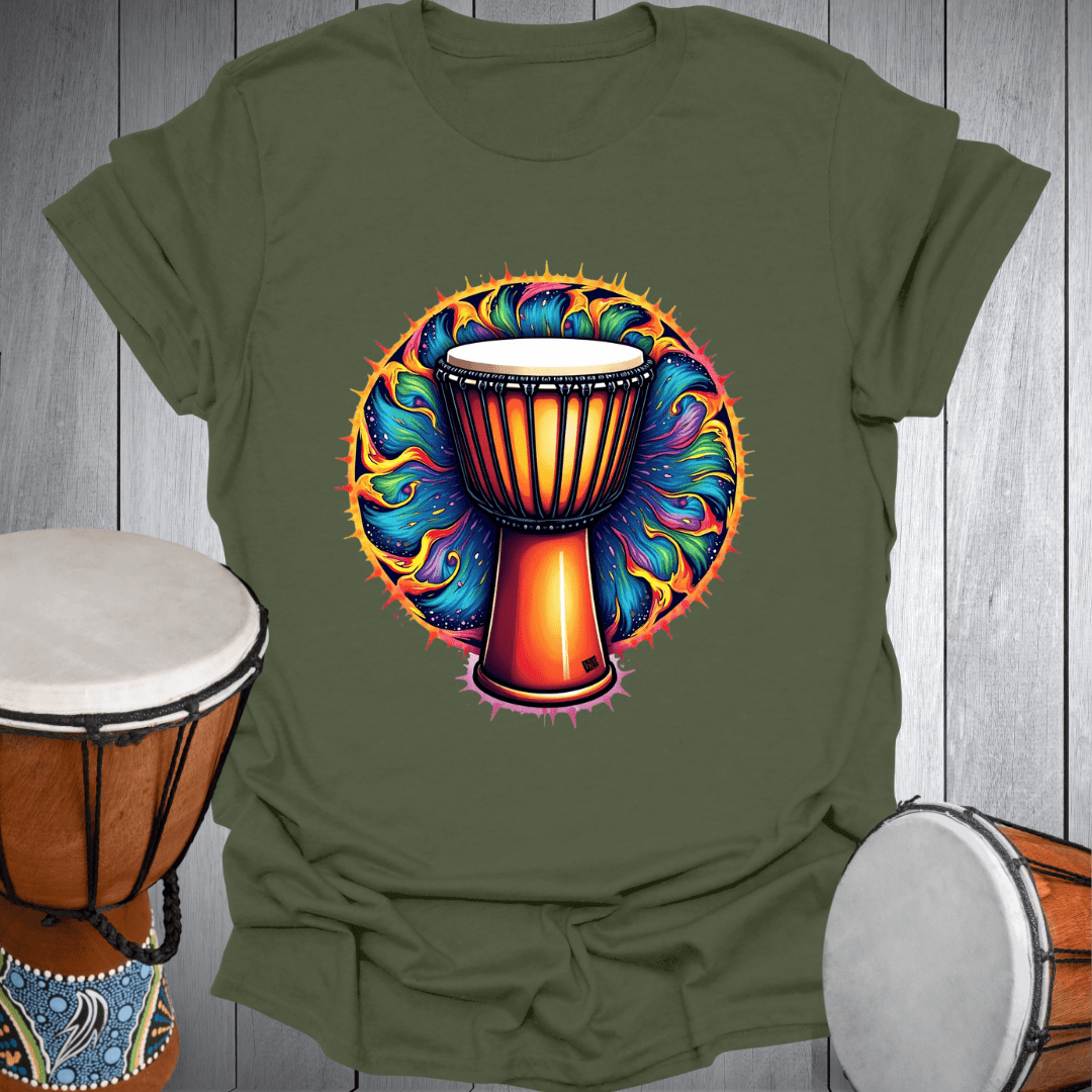 Djembe Drum Mandala T-Shirt