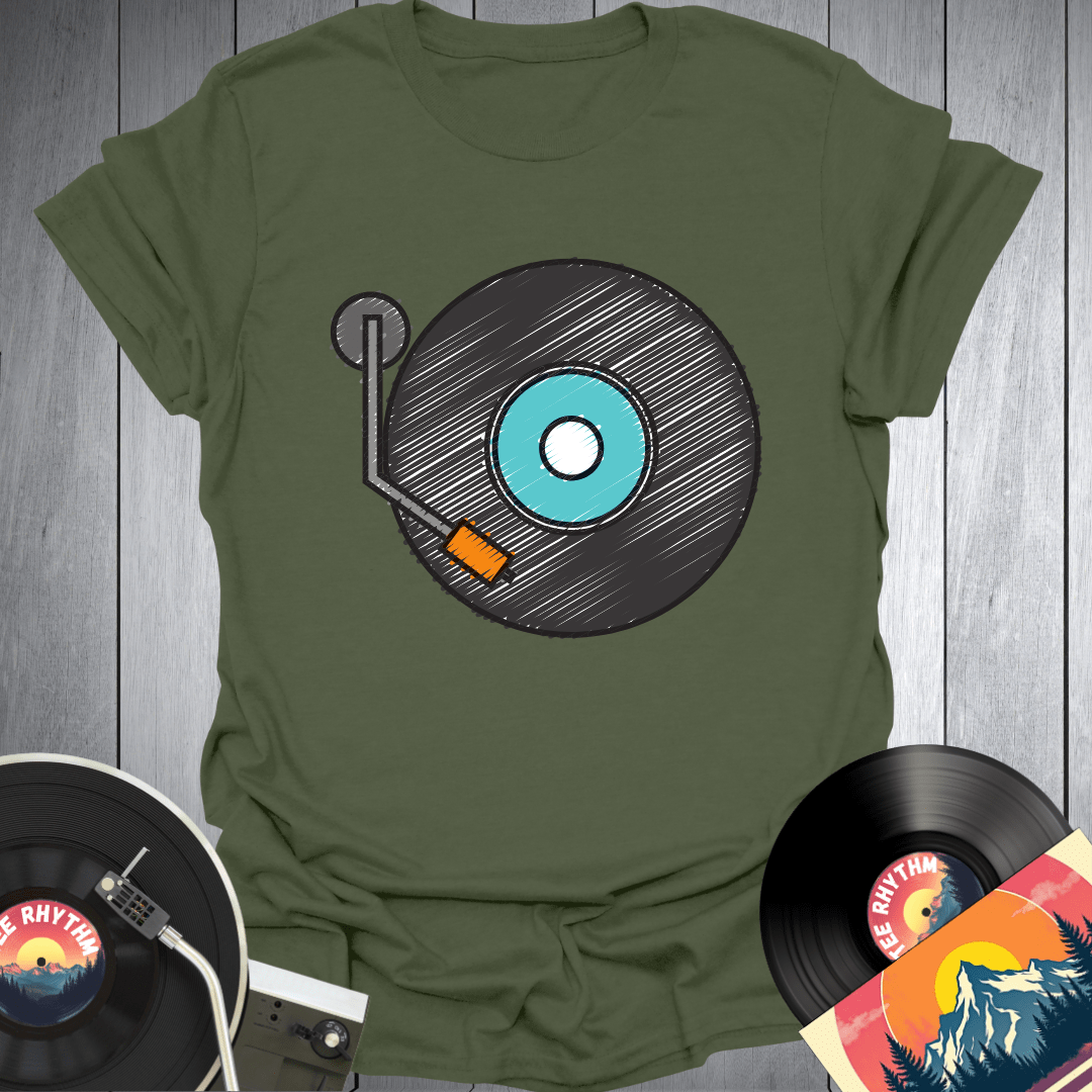 Vinyl Turntable Addict T-Shirt