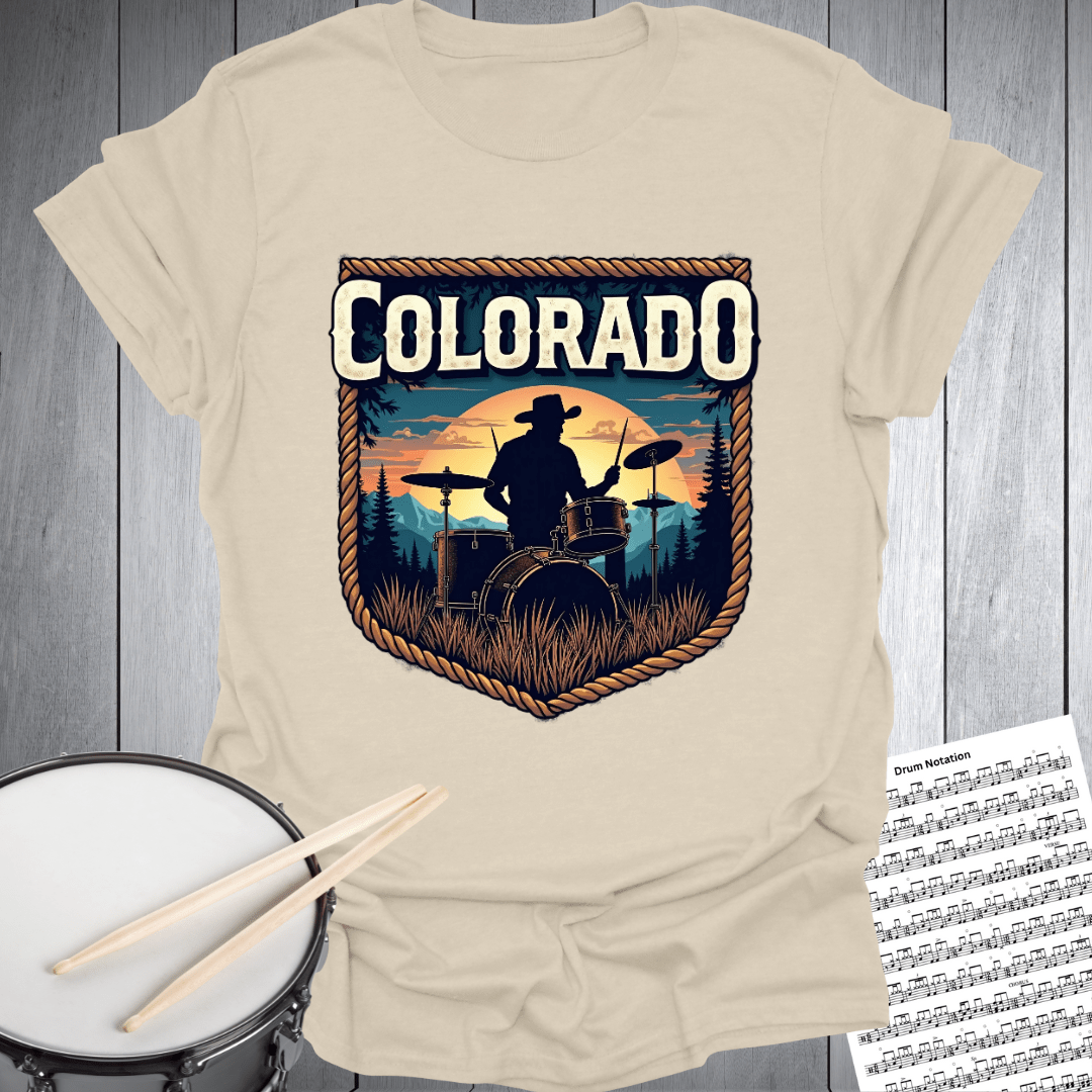 Colorado Cowboy Drummer T-Shirt