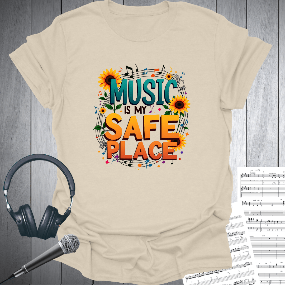 Music Is My Safe Place T-Shirt