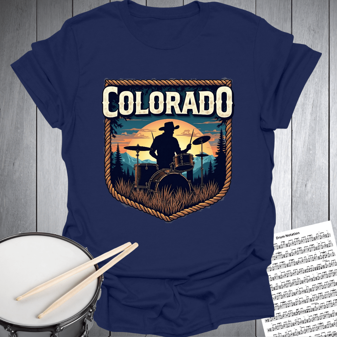 Colorado Cowboy Drummer T-Shirt