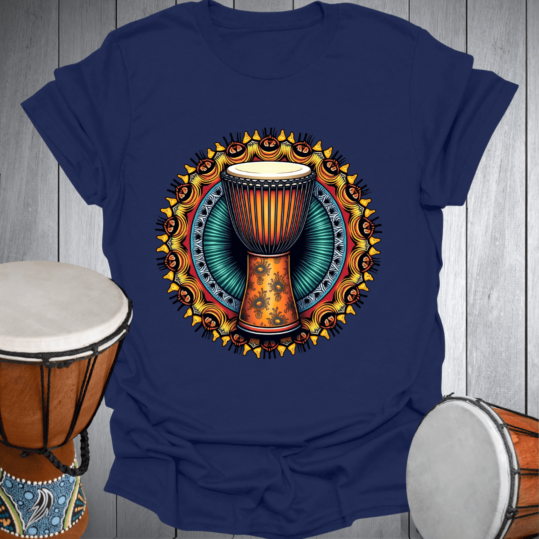 Mandala Djembe Drum T-Shirt