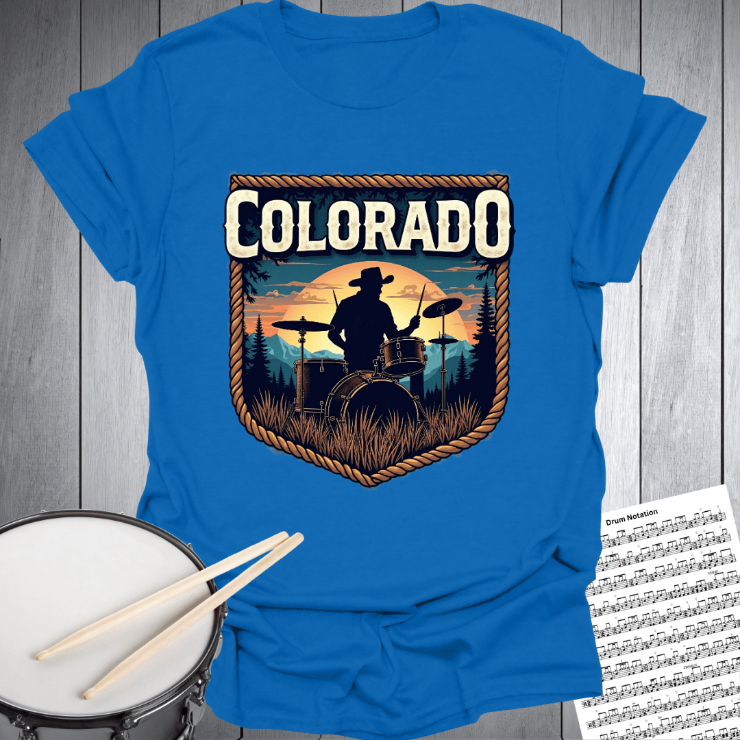 Colorado Cowboy Drummer T-Shirt