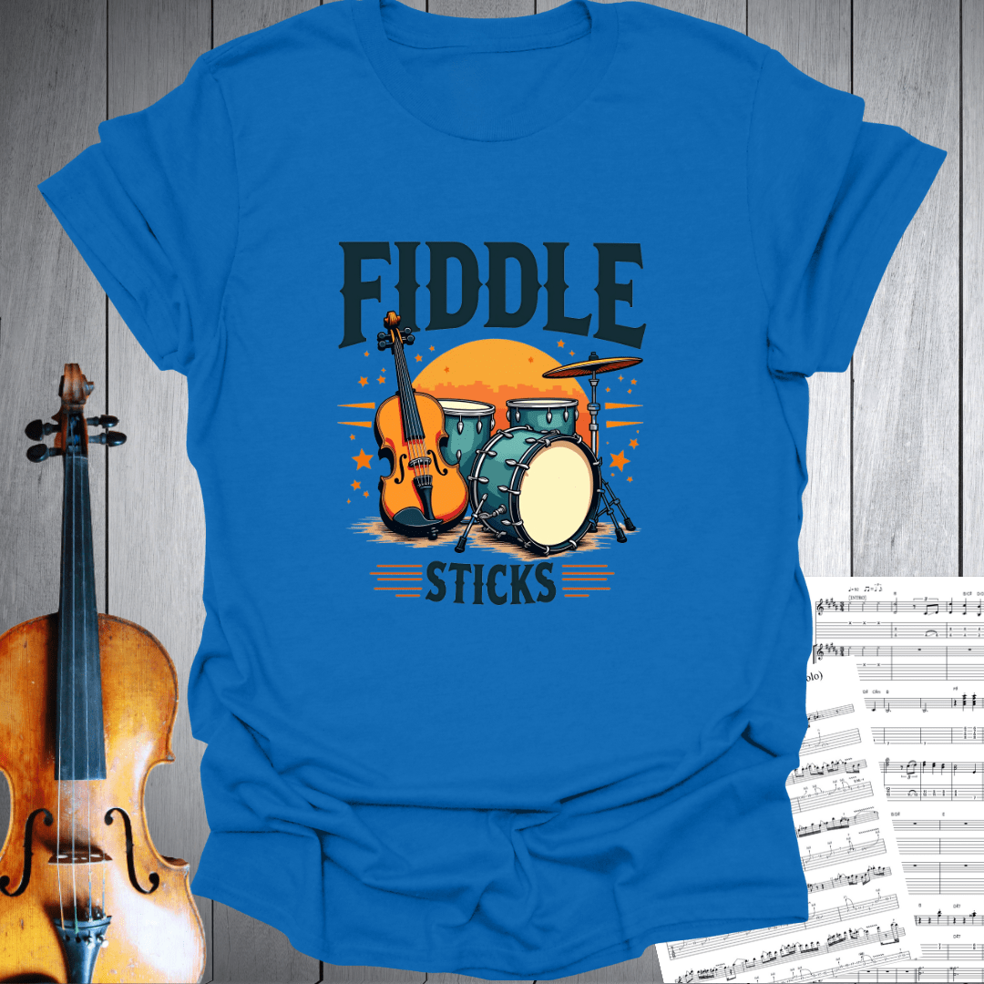 Printify T-Shirt Royal / S Oh Fidddlesticks Fun T-Shirt