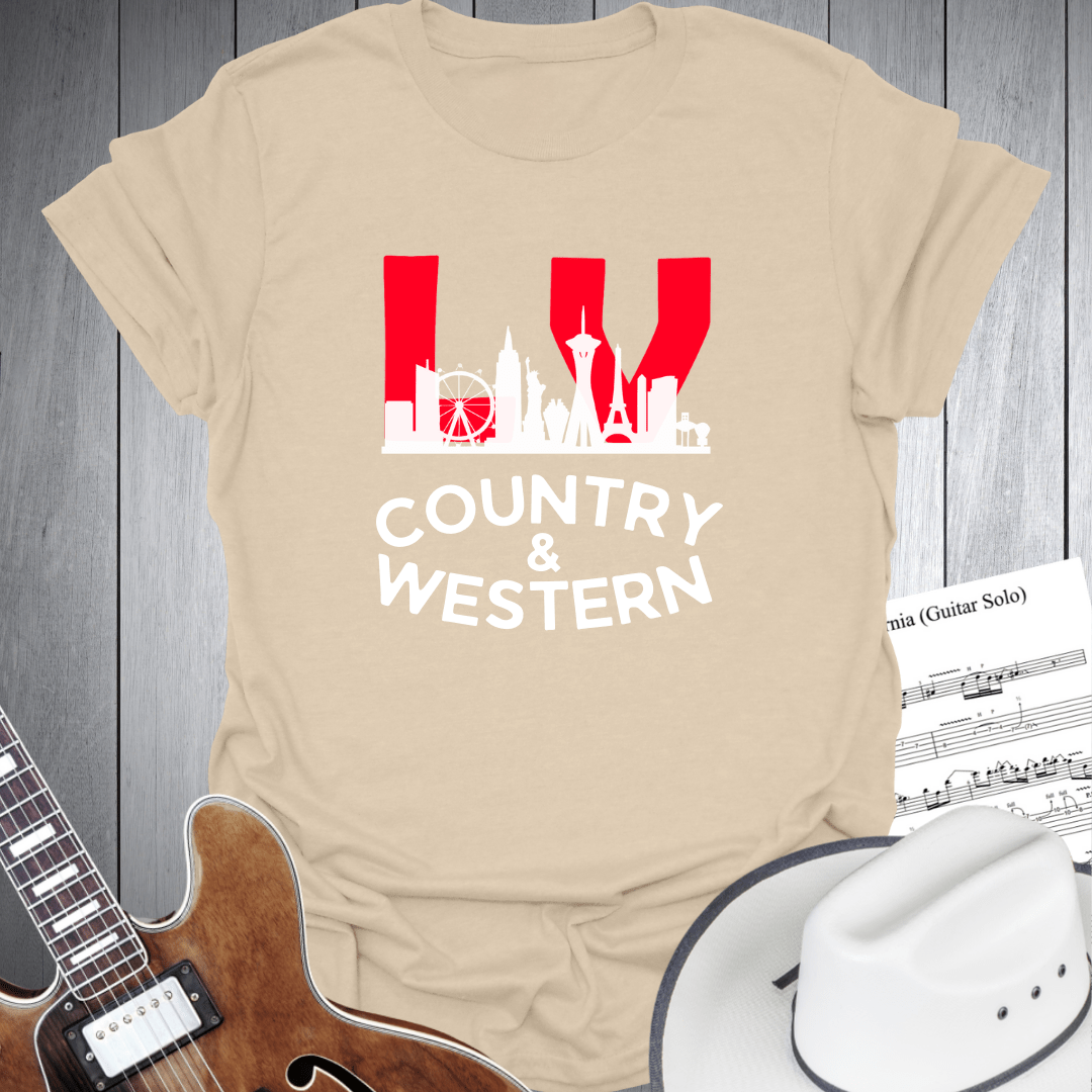 Las Vegas Country Western T Shirt