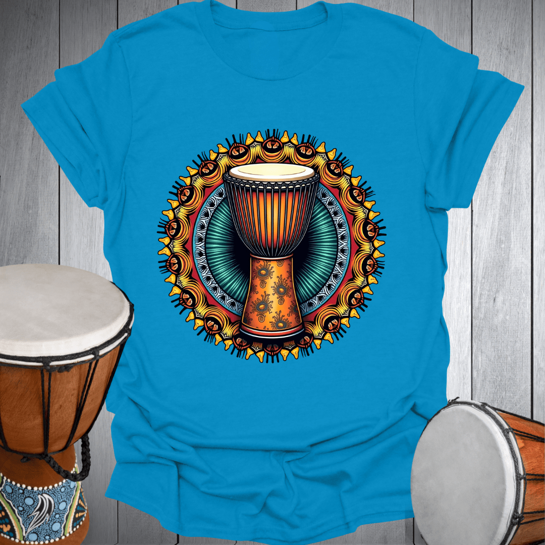 Mandala Djembe Drum T-Shirt