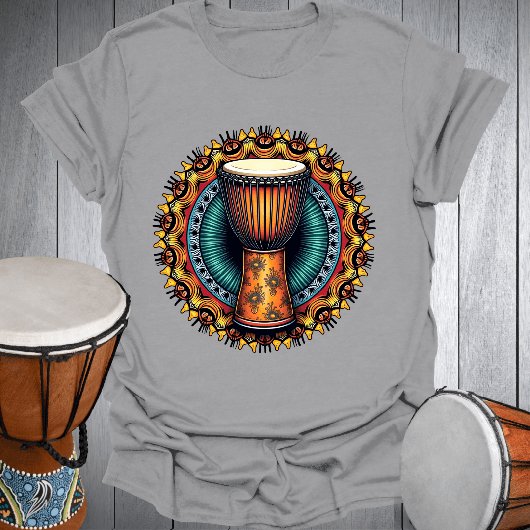 Mandala Djembe Drum T-Shirt