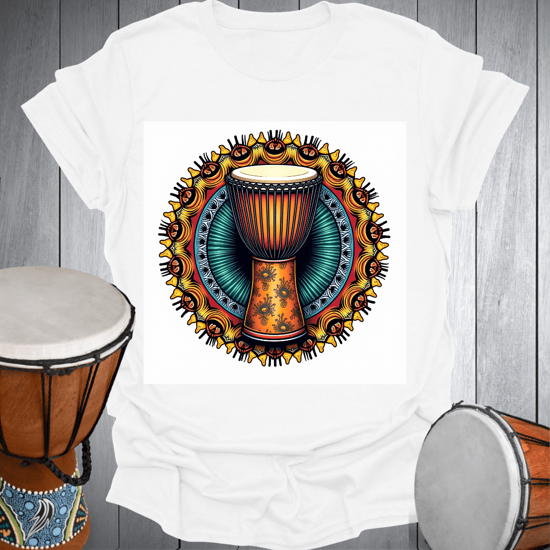 Mandala Djembe Drum T-Shirt